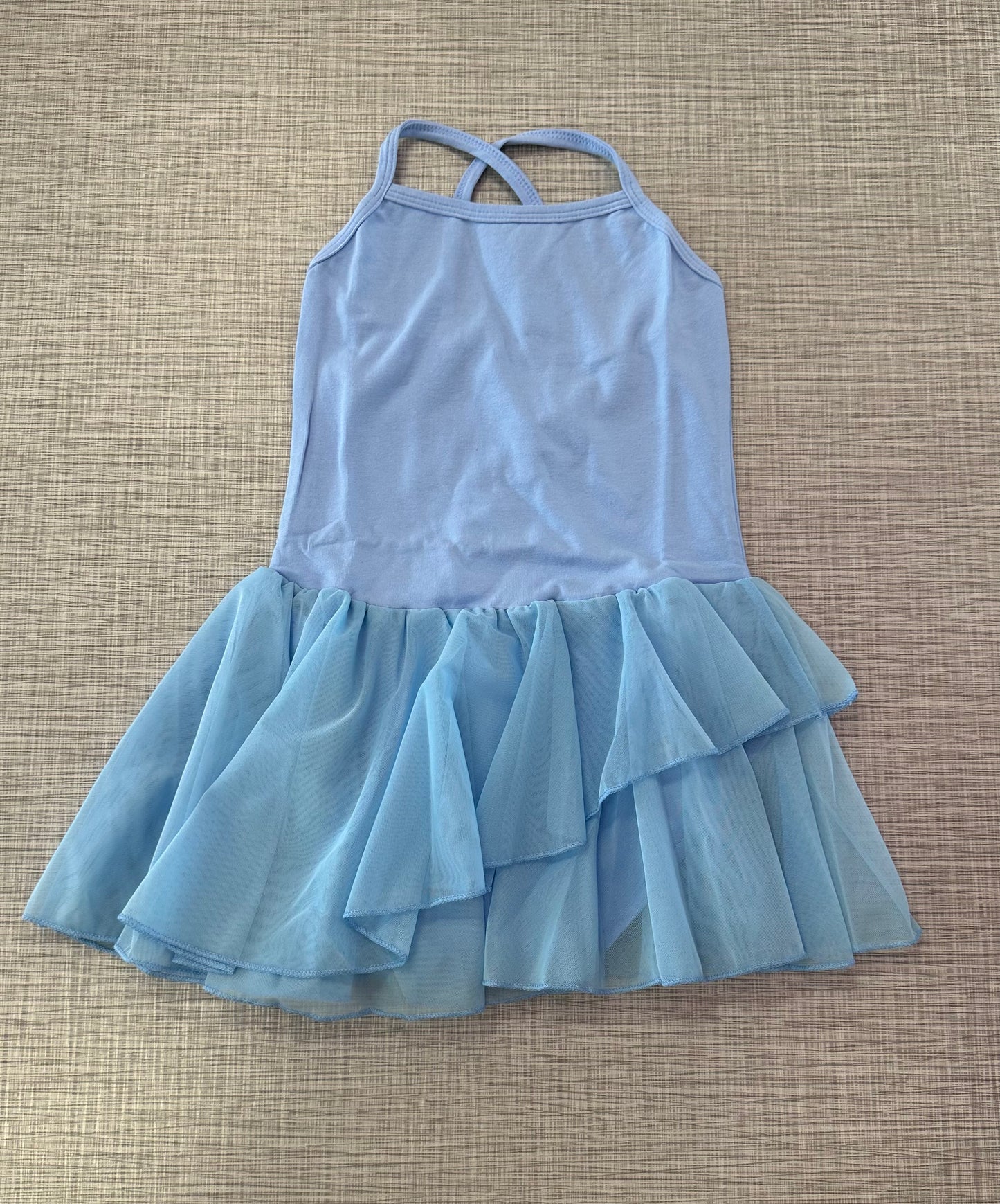 Cami X-Back Mesh Skirt Leotard