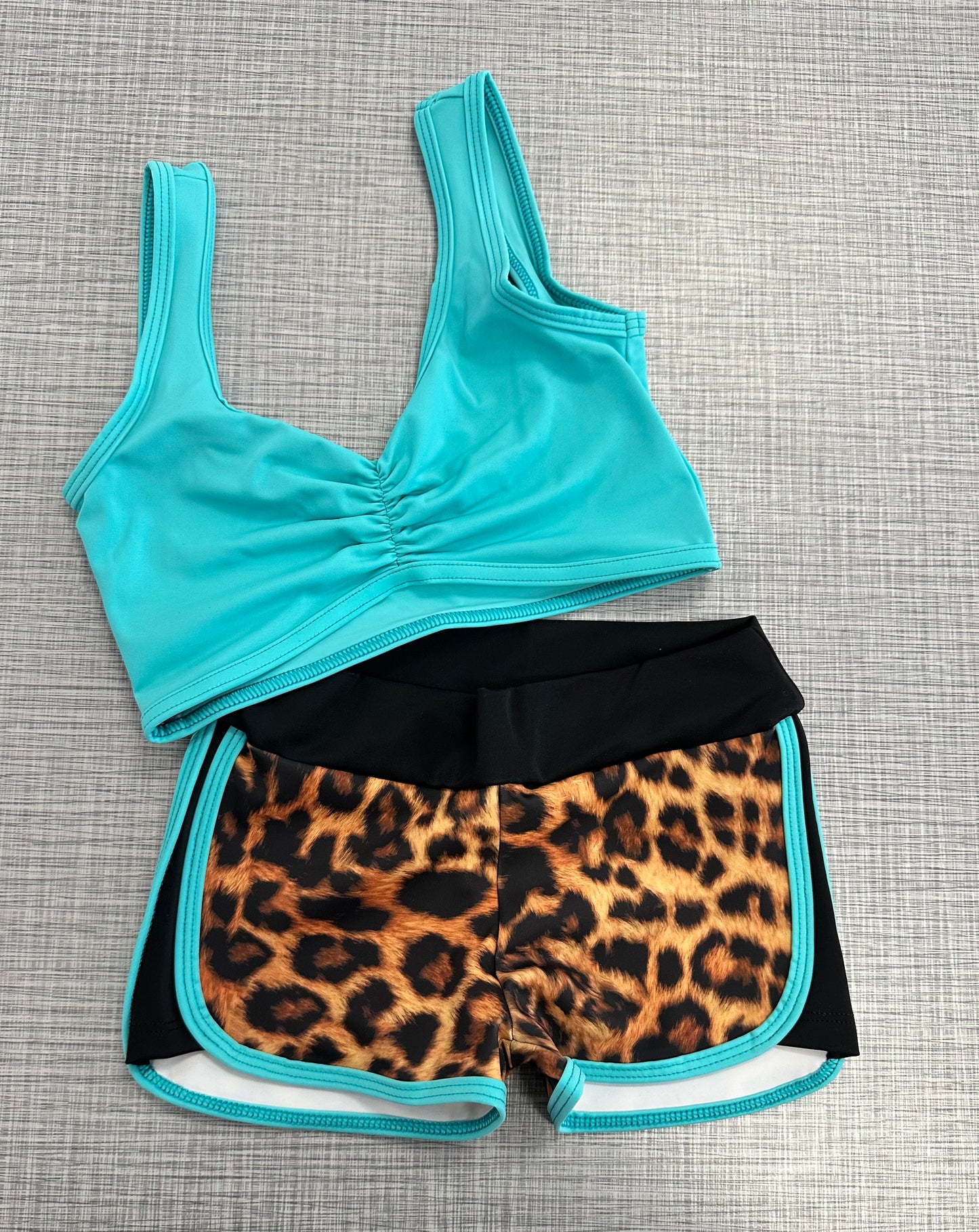 Demi Pinch Top & Cheetah Short Set