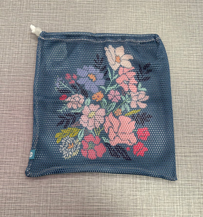 Floral Printed Mesh Pointe Shoe Bag