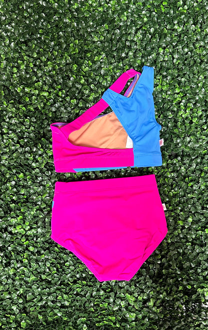 Cut Out Crop Top & Brief Set