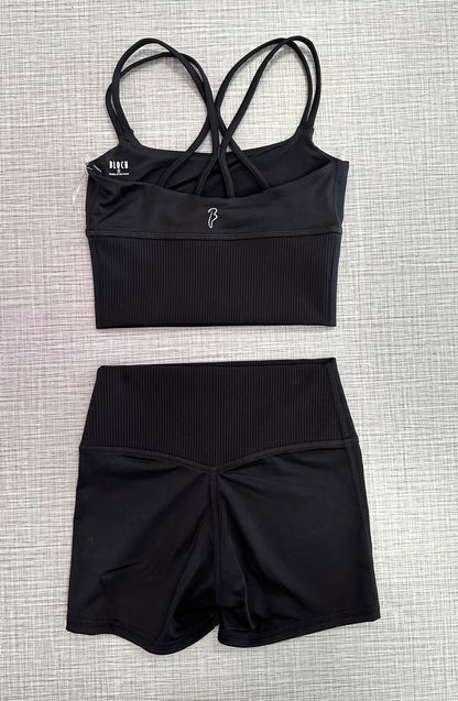 Isla & Layla Ribbed Short Set
