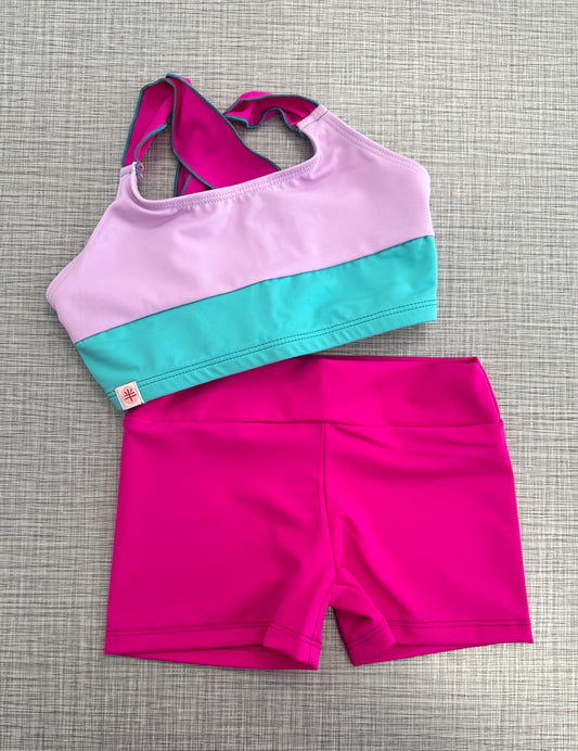 Demi Tie Back Tank Short Set