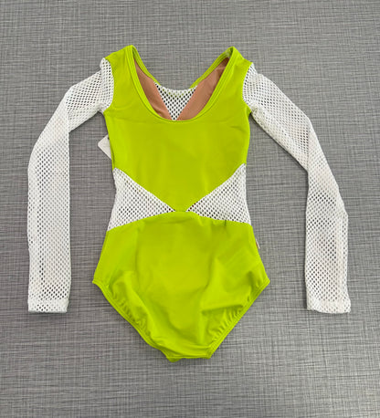 Demi Small Mesh Long Sleeve Leotard