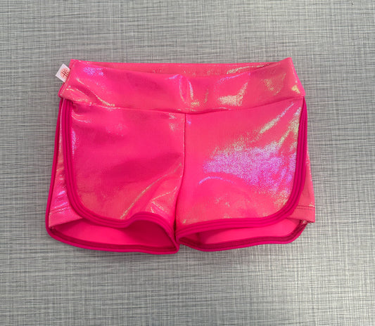 Child 8 Pink Sparkle Shorts