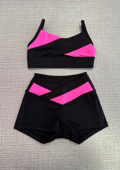 Marli & Vaughn Two Tone Short Set