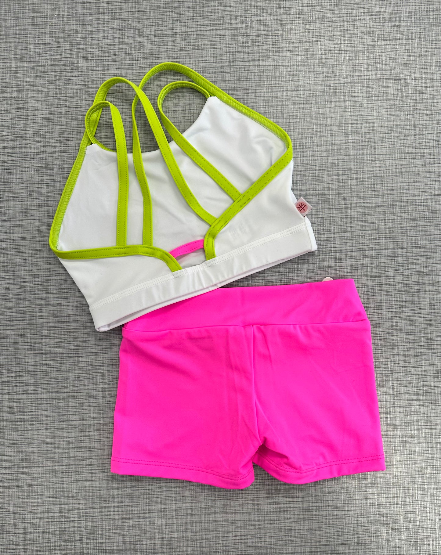 Demi Double Strap Tank Short Set