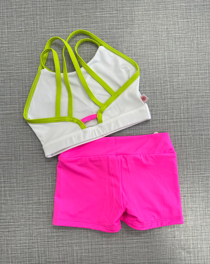 Demi Double Strap Tank Short Set