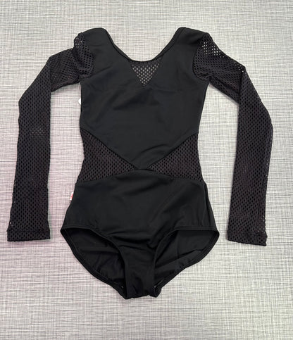 Demi Small Mesh Long Sleeve Leotard