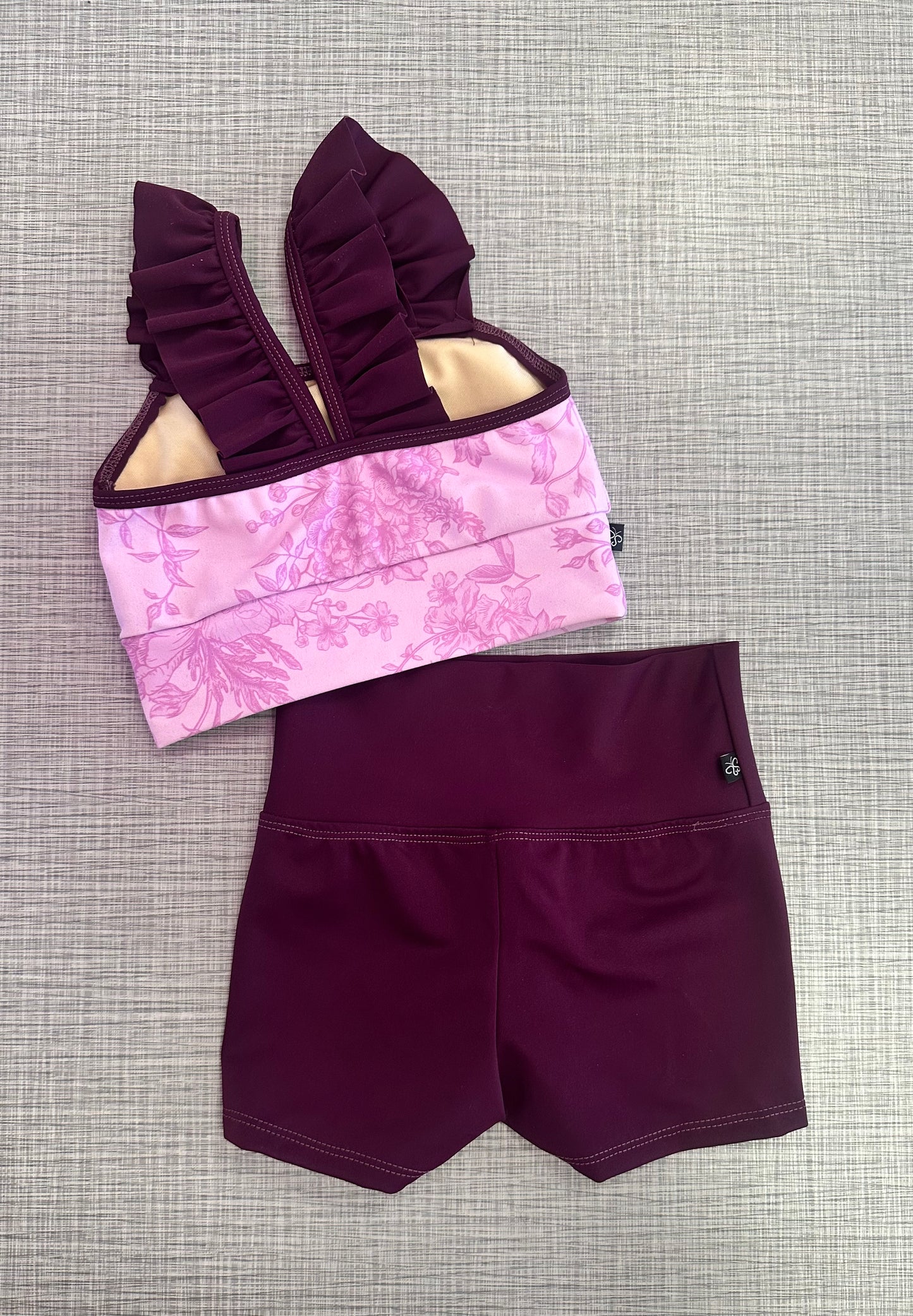 Floral Flutter Top & Brief Set Child 4
