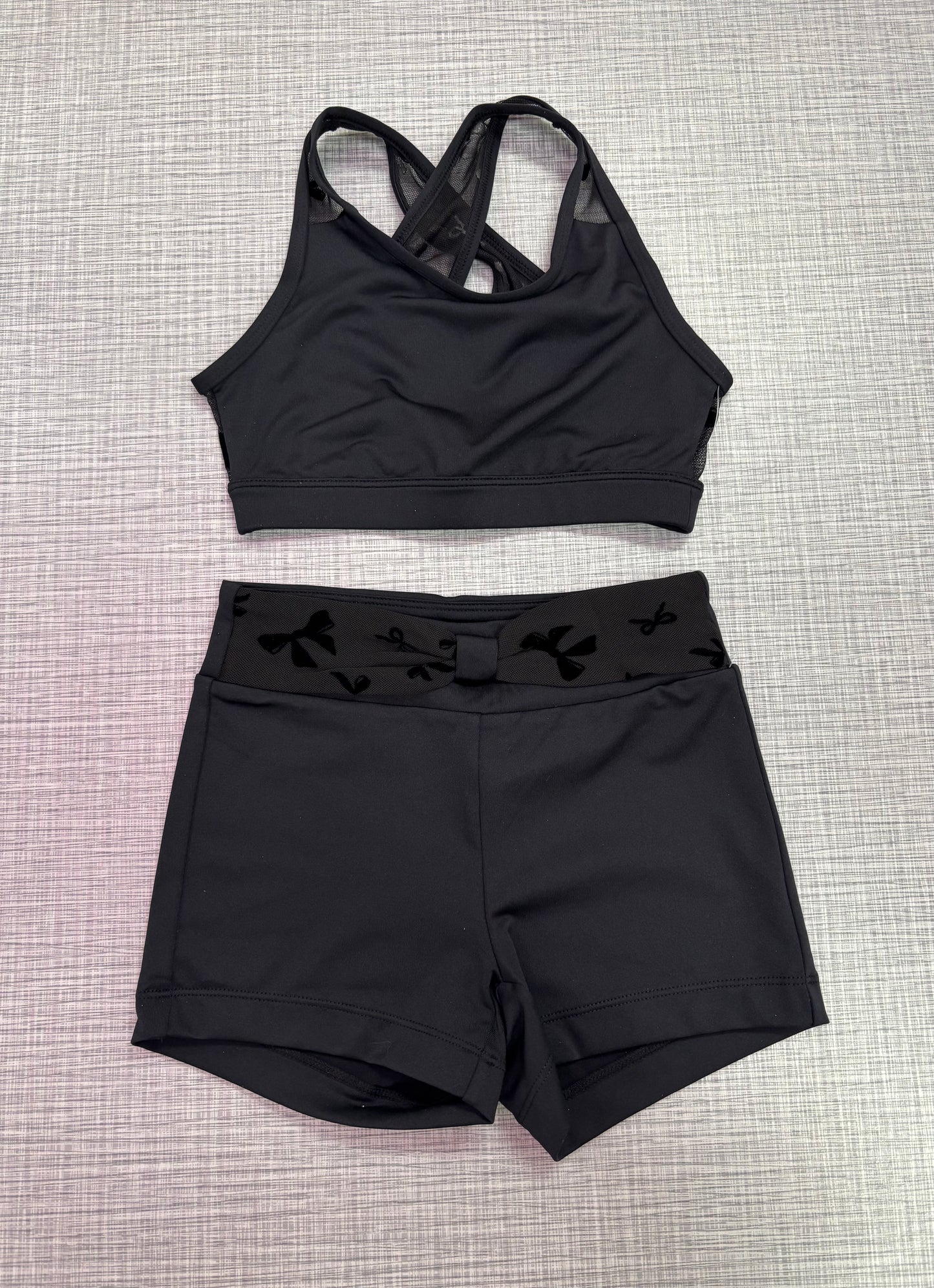 Spotlight Top & Curtsy Bow Short Set