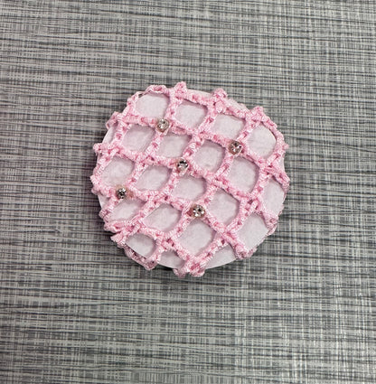 Bun Covers with Rhinestones
