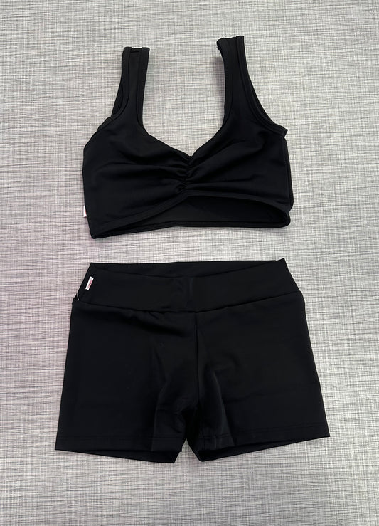 Demi Pinch Solid Short Set *