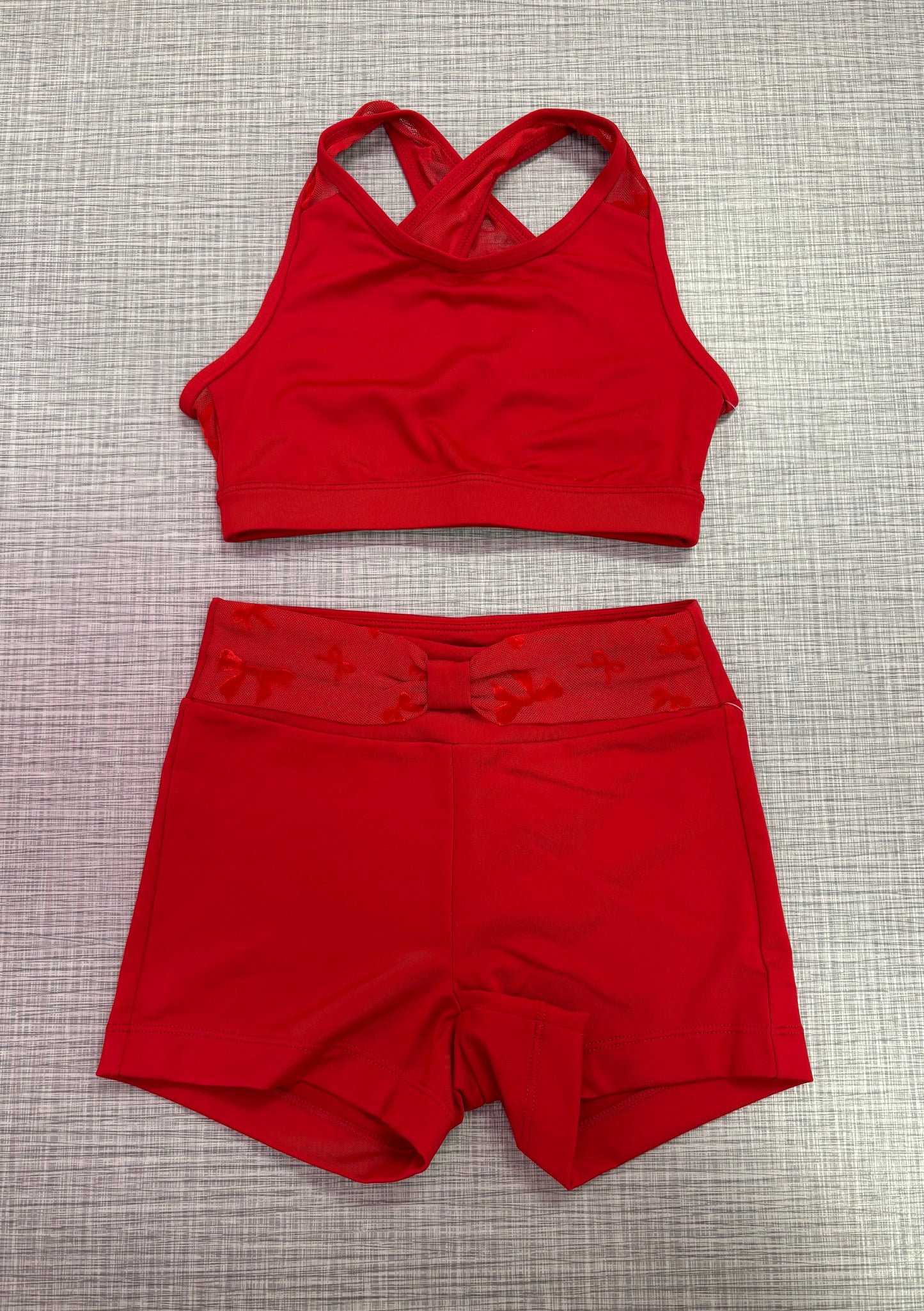 Spotlight Top & Curtsy Bow Short Set