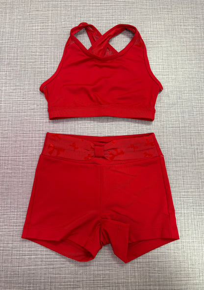Spotlight Top & Curtsy Bow Short Set