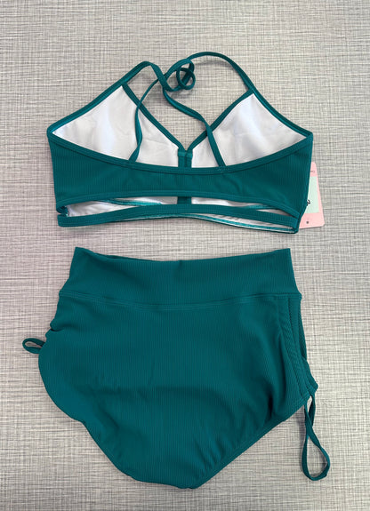 CY Jade  Bra Top & Cinch Brief Set