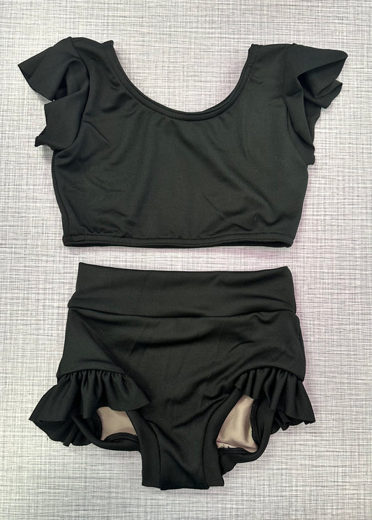 Ruffle Sleeve Brief Set