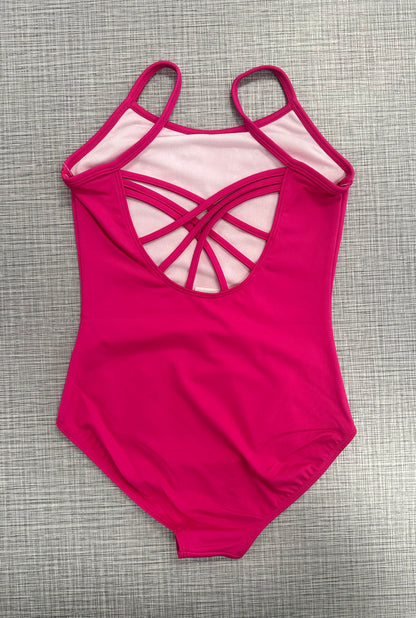 Floral Embellish Back Strap Leotard #70009