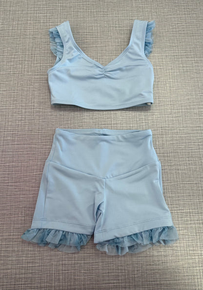 Rosy Top & Fleur Short Set