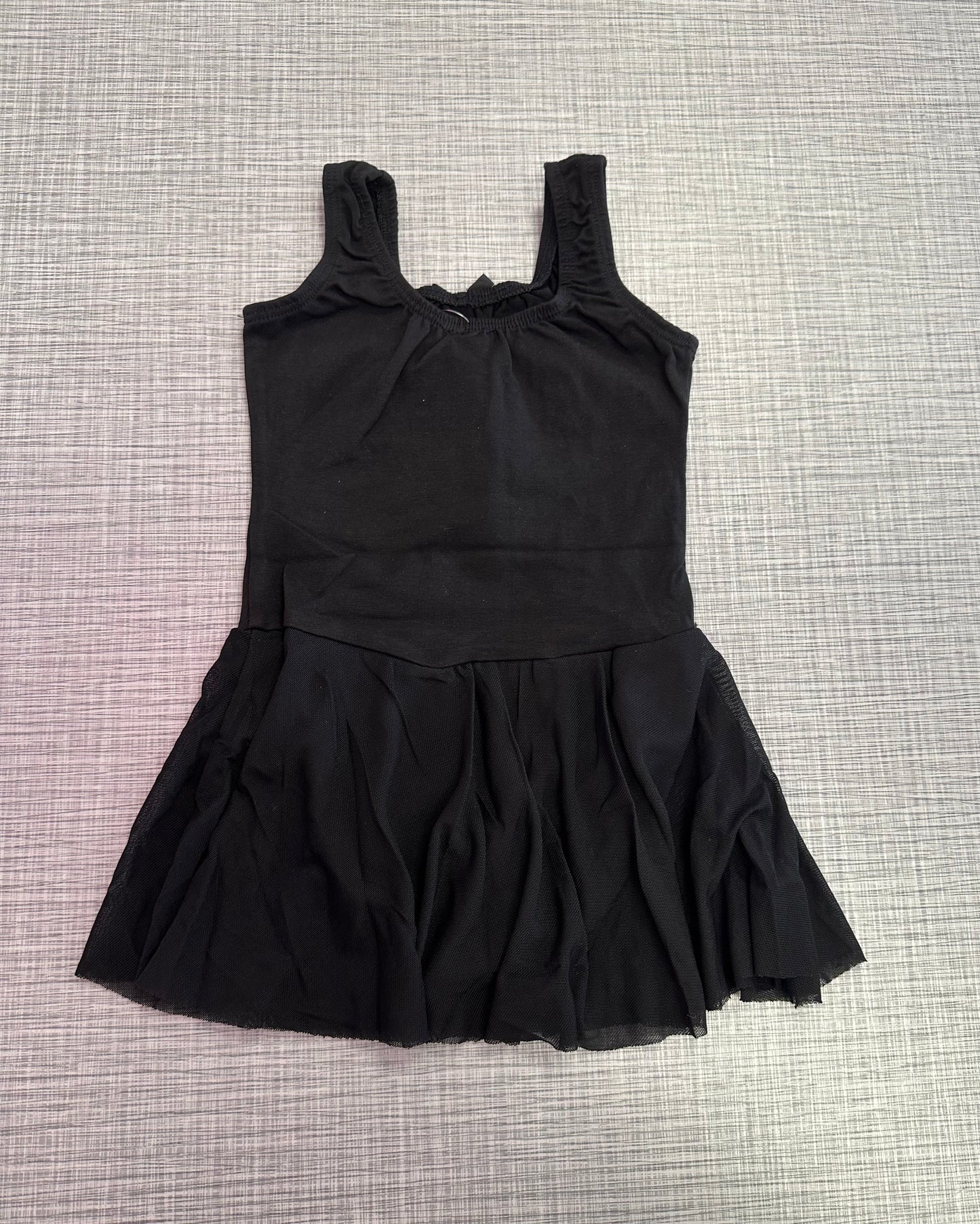 Tank Leotard w/ Mesh Skirt