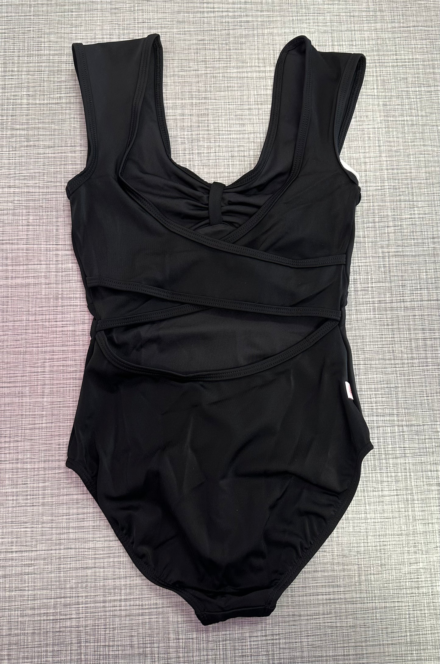 Demi Pinch Bow Front Leotard