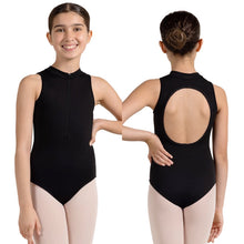 Load image into Gallery viewer, Zip Front Open Back Leotard #M489
