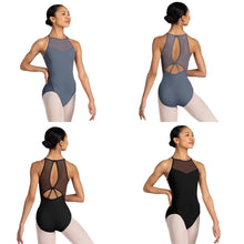 Load image into Gallery viewer, High Neck Open Back Detail Leotard #3317B
