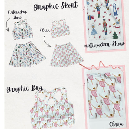 PRE-ORDER: Nutcracker Bra & Skort Separates