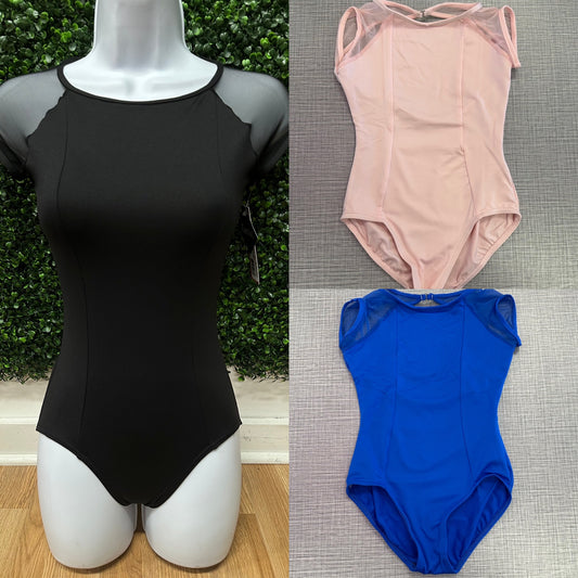 Raglan Sleeve High Neck Leotard #1076