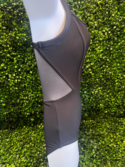 Mia Plain Mesh Back Leotard #70001B
