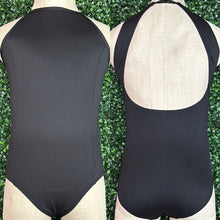 Load image into Gallery viewer, Lorelai Halter Style Black Leotard #23133
