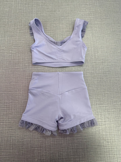 Rosy Top & Fleur Short Set