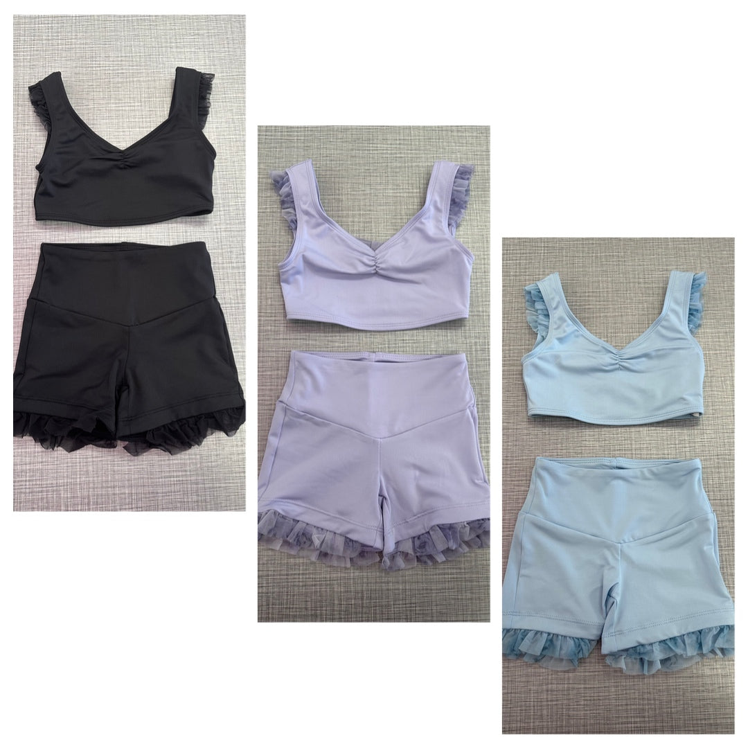 Rosy Top & Fleur Short Set