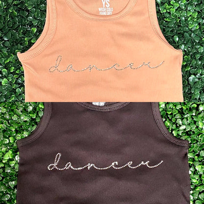 Rhinestone Dancer Tank