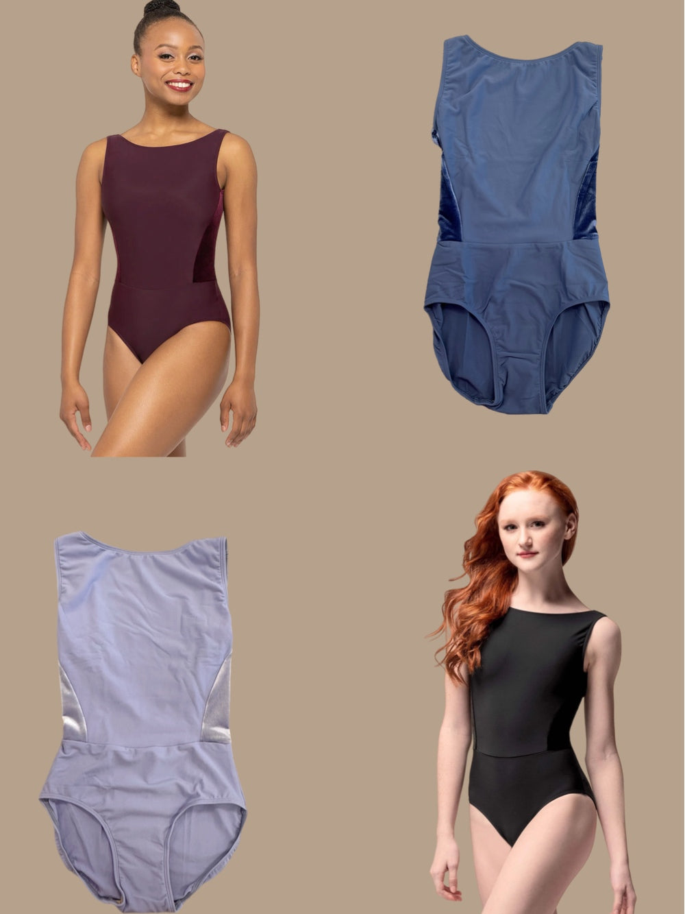 Eleve Allison Velvet Leotard