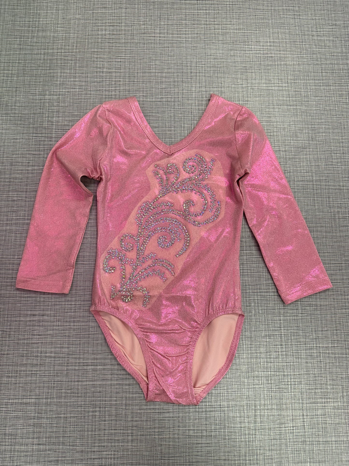 Long Sleeve Rhinestone Leotard