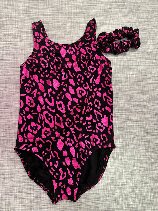Hot Pink Leopard Tank Leotard