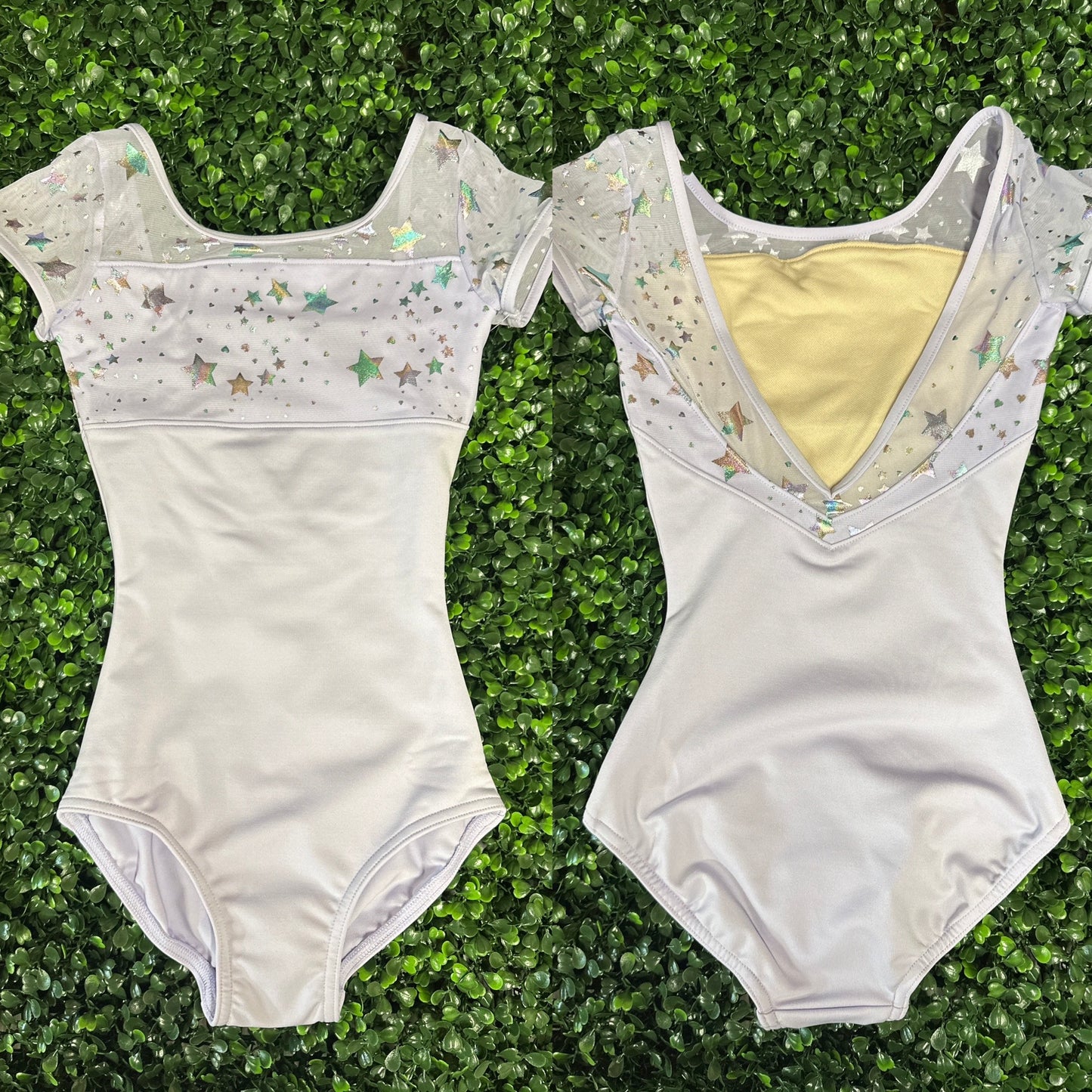 Star Struck Galaxy Short Sleeve Leotard #12105