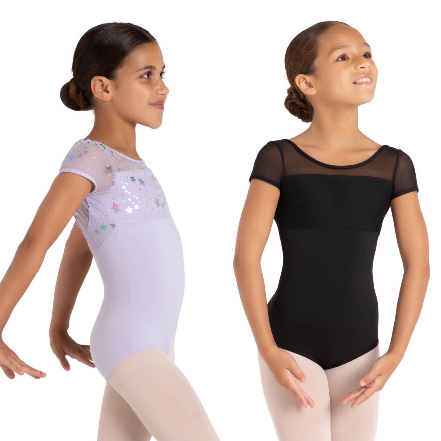 Star Struck Galaxy Short Sleeve Leotard #12105