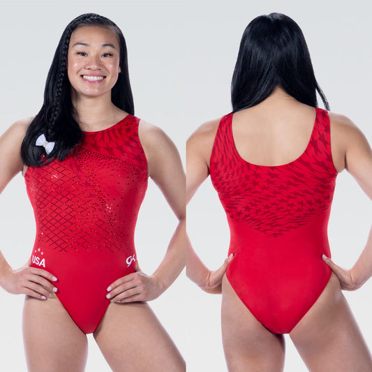 Patriotic Poise Replica Tank Leotard