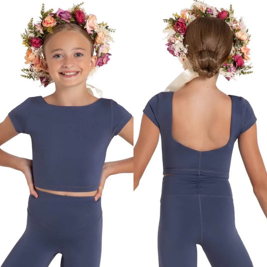 Wildflower Clover Crop Top #12091