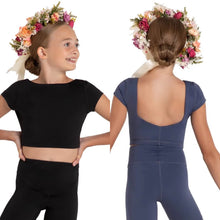 Load image into Gallery viewer, Wildflower Clover Crop Top #12091
