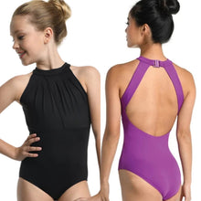 Load image into Gallery viewer, Adele Twist Halter Leotard #23112
