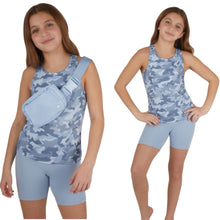 Load image into Gallery viewer, Camo Tank Short Set w/ Fanny Bag
