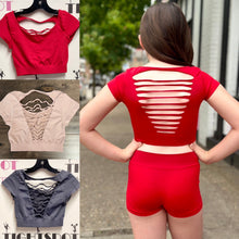 Load image into Gallery viewer, Super Soft &amp; Stretchy Shred Back Top
