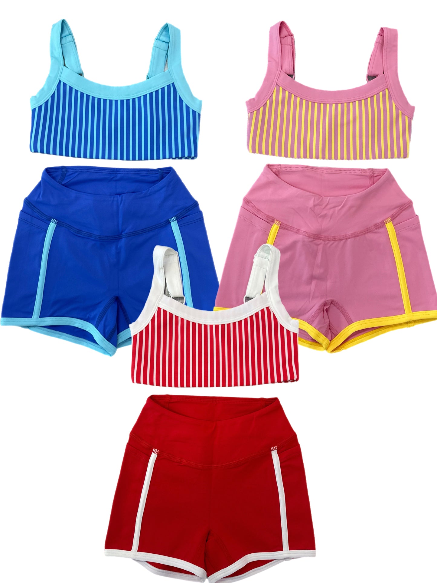 XO Pinstripe Short Set
