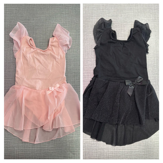 Flutter Sleeve Leotard w/ Skirt