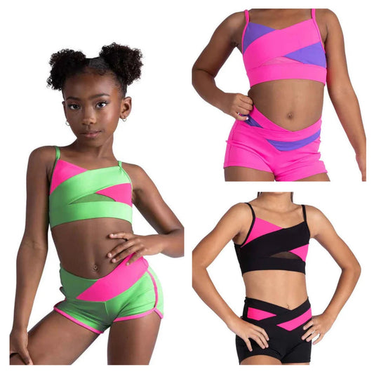 Marli & Vaughn Two Tone Short Set