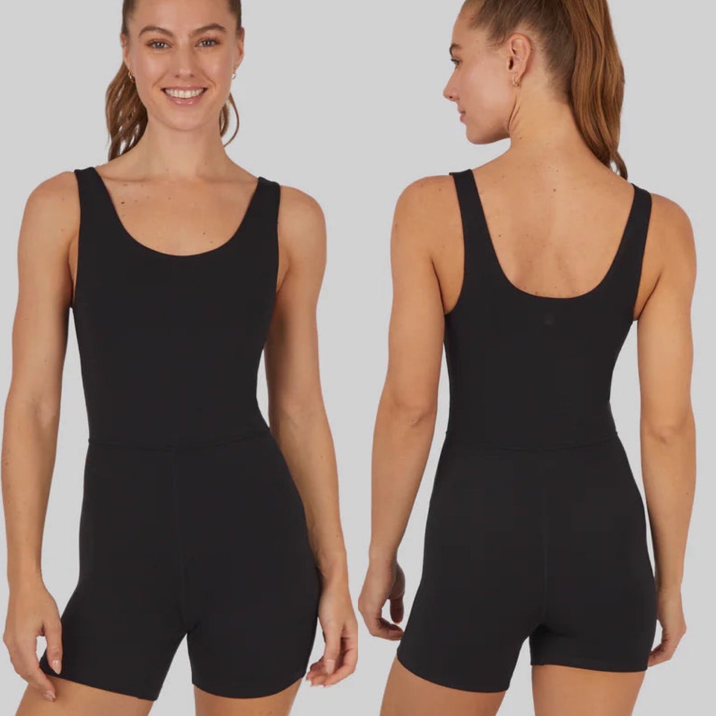 Endurance Black Romper