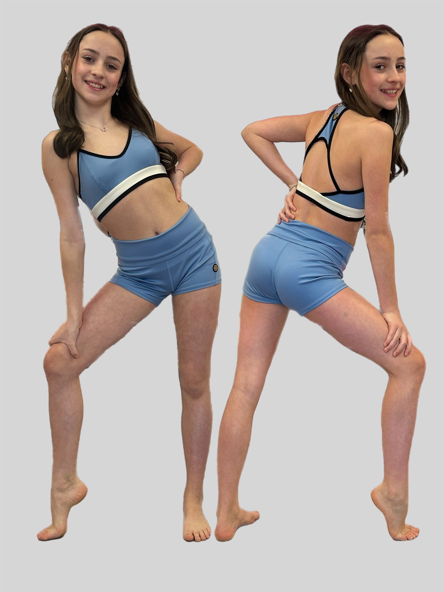 Allure Top & Fold Over Short Set