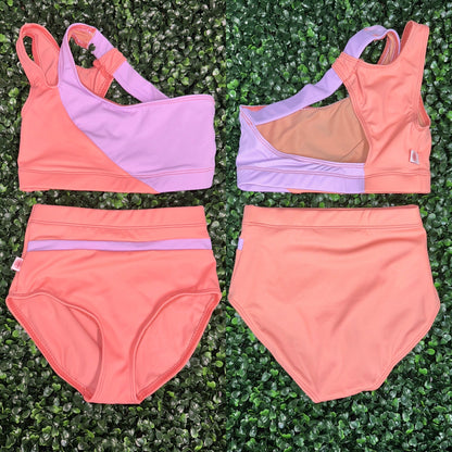 Cut Out Crop Top & Brief Set